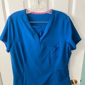 Blue Women's Scrub Top
